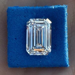 3.06 ct Emerald Cut Diamond Loose Lab Grown Certified for Engagement Ring